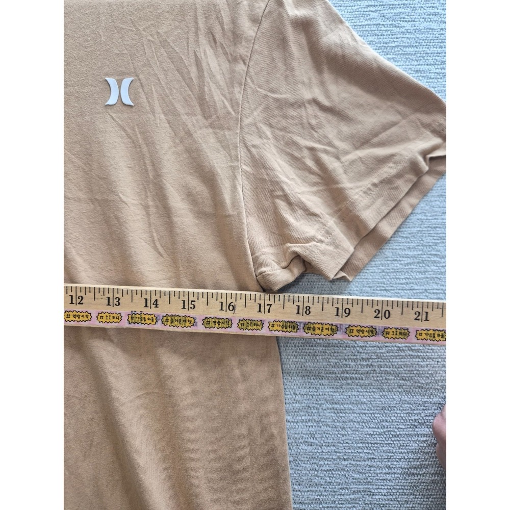 Hurley Everyday Ss T Shirt Mens Small Brown Logo Cotton Crew Neck Casual Outdoor - Picture 5 of 7